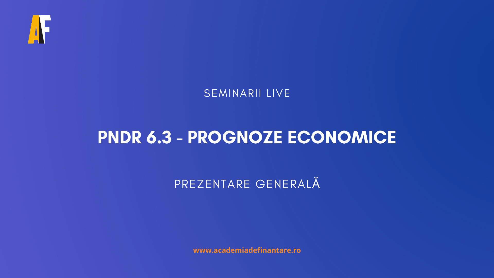 PNDR 6.3 Prognoze economice