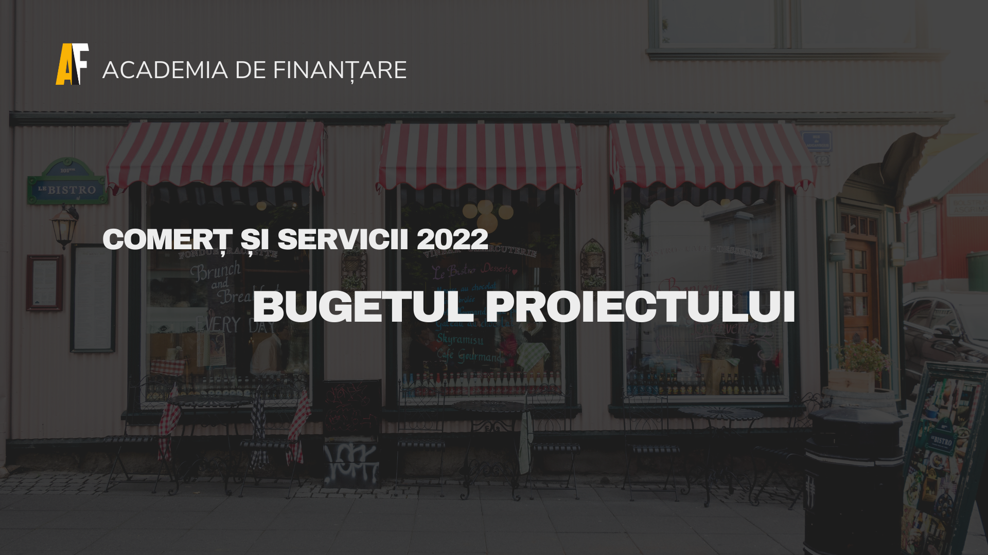 Programul Comerț și Servicii 2022 Bugetul proiectului