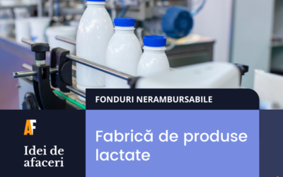 Idei de afaceri: Fonduri europene pentru o fabrică de lapte