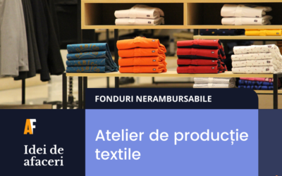 Idei de afaceri: Cum să înființezi o fabrică de produse textile cu fonduri nerambursabile