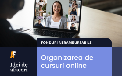 Idei de afaceri: Cum să primești fonduri europene pentru organizarea de cursuri online