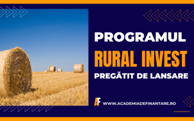 Programul Rural Invest 2022 pregătit pentru lansare